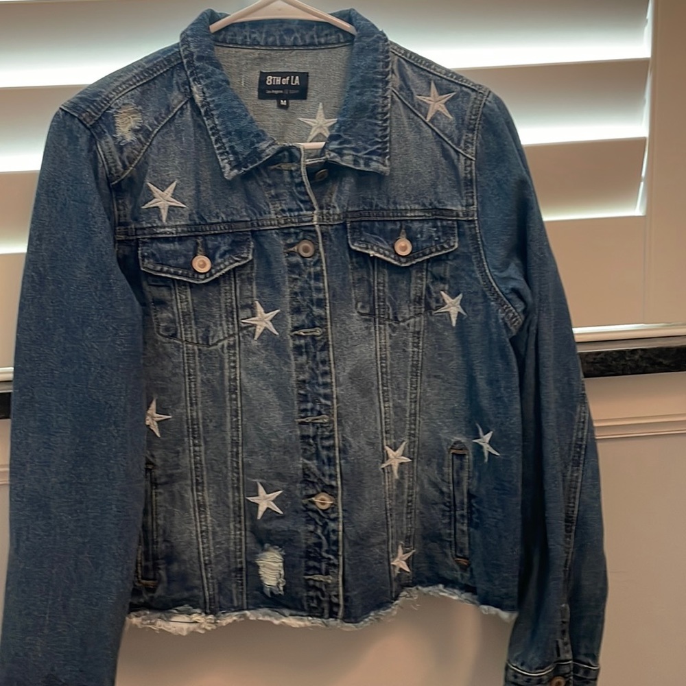 8th of LA star Jean jacket